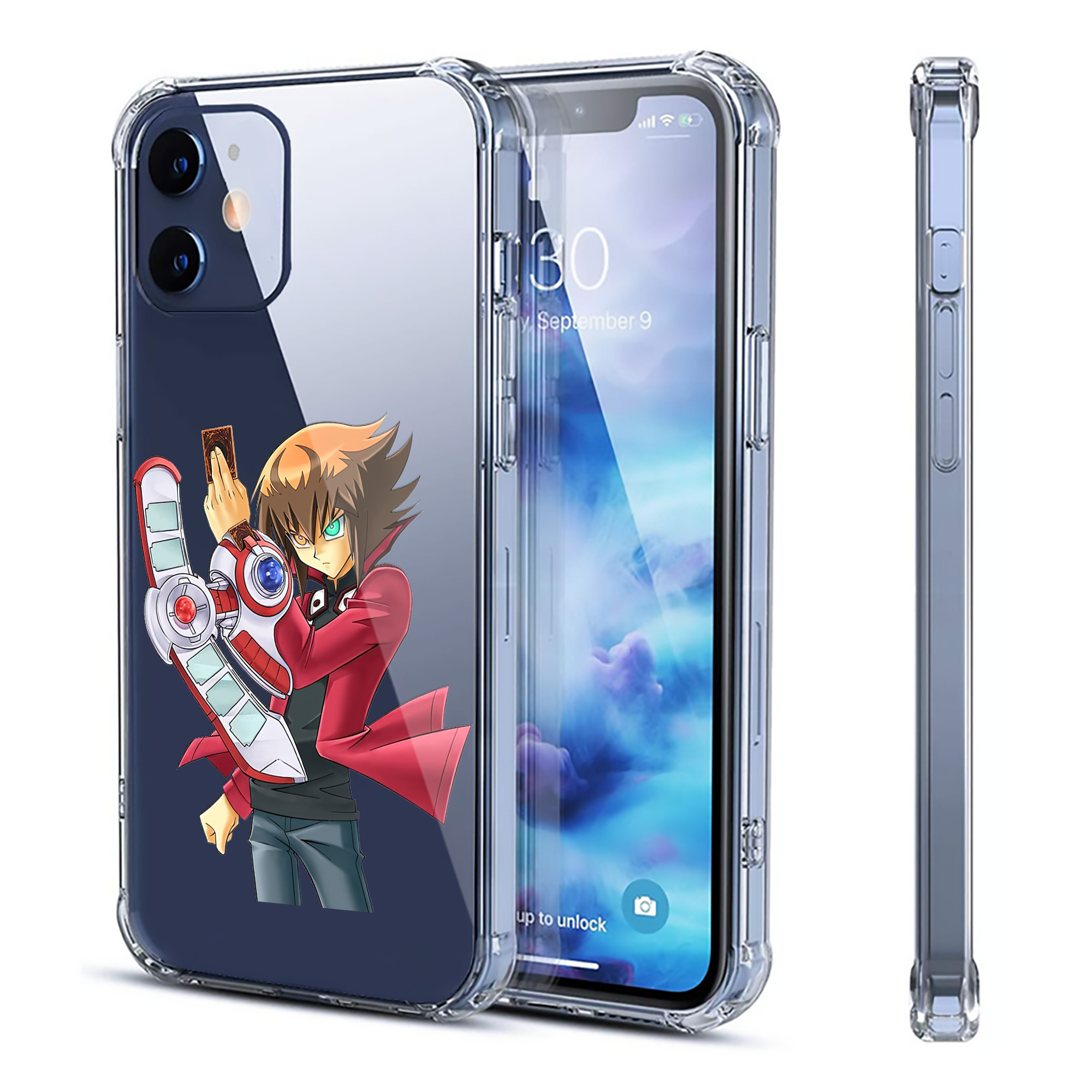 （画像用） 遊☆戯☆王 Yu-Gi-Oh! 【iPhone 12シリーズ対応】透明スマホケース（クリアソフトケース）